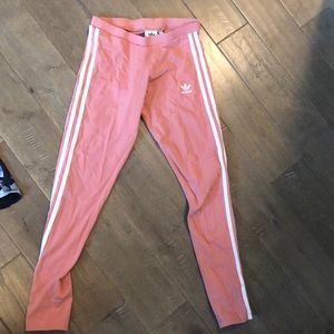 pink adidas leggings